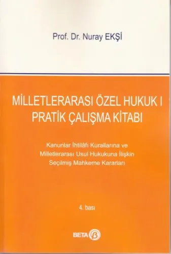 Milletlerarası Özel Hukuk I - Pratik Çalışma Kitabı
