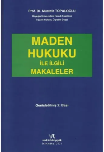 Maden Hukuku İle İlgili Makaleler