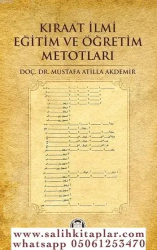 Kıraat İlmi Eğitim ve Öğretim Metotları