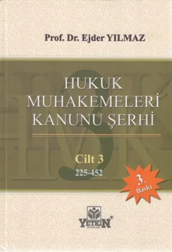 Hukuk Muhakemeleri Kanunu Şerhi 3 Cilt (Takım)