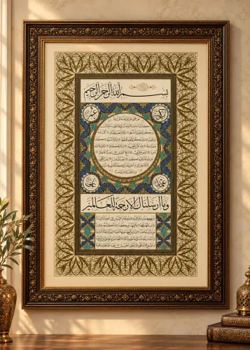 Hilye-i Şerif Tablo 23x33 cm (Çerçevesiz)