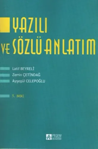 Yazılı ve Sözlü Anlatım