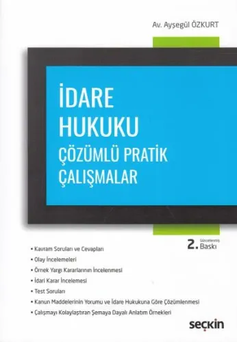 İdare Hukuku Çözümlü Pratik Çalışmalar