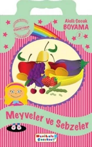 Meyveler ve Sebzeler; Boyama Kitabı 2