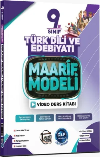 Çap 9. Sınıf Türk Dili ve Edebiyatı Maarif Video Ders Kitabı