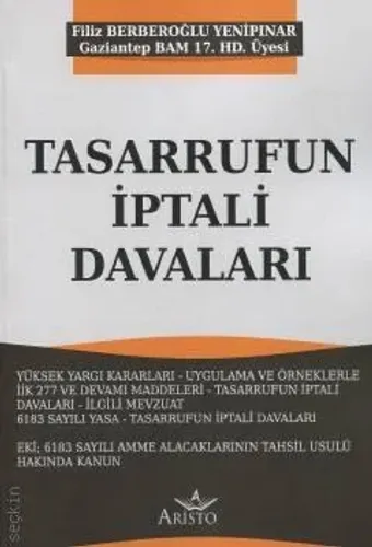 Tasarrufun İptali Davaları