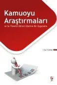 Kamuoyu Araştırmaları ve Su Tüketim Bilinci Üzerine Bir Uygulama 1