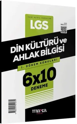 Marka Yayınları 2024 LGS 1.Dönem Konuları Din Kültürü ve Ahlak Bilgisi 6 Deneme