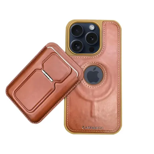 Magnetic Luxury Case + Mıknatıslı Cüzdan Apple iPhone 16 Pro