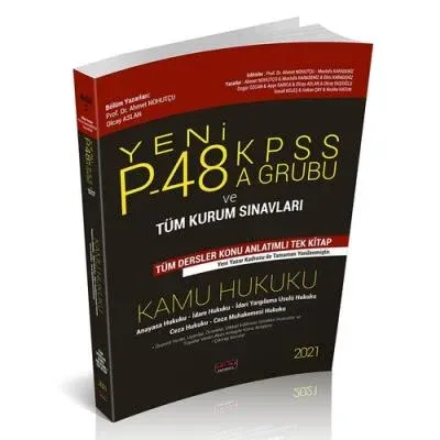 Yeni P-48 Kpss A Grubu ve Tüm Kurum Sınavları - Kamu Hukuku