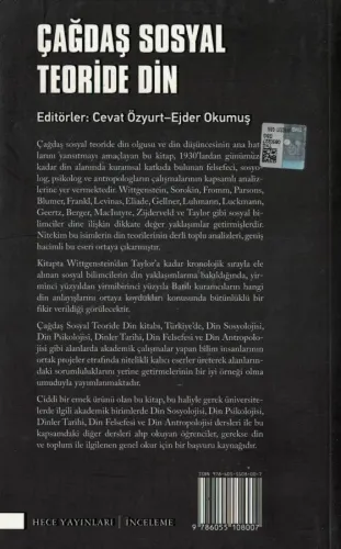 Çağdaş Sosyal Teoride Din Cevat Özyurt Hece Yayınları %50 indirimli