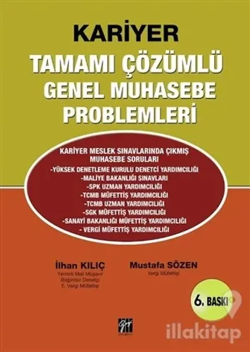 Kariyer Tamamı Çözümlü Genel Muhasebe Problemleri