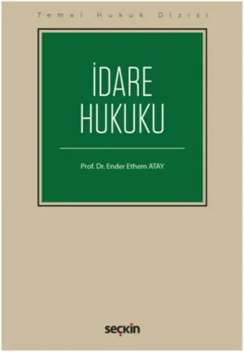 İdare Hukuku-Ender Ethem Atay