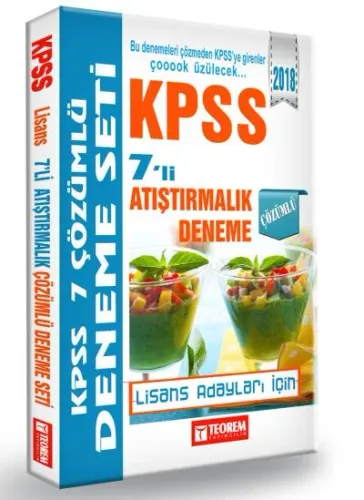 Teorem KPSS Liisans Adayları Için 7'li Atıştırmalık Deneme 2018