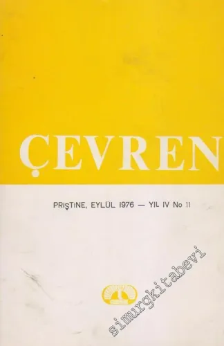 Çevren - Toplum, Bilim, Yazın ve Sanat Dergisi - Sayı: 11    Yıl: 4  Eylül