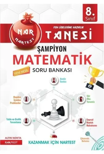 NARTEST 8.Sınıf KIRMIZI MATEMATİK SON PROVA Fen Liselerine Hazırlık Tanesi