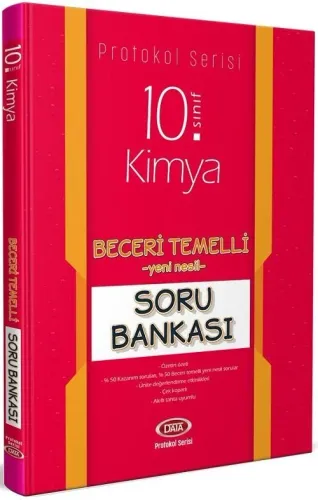 Data Yayınları 10. Sınıf Kimya Beceri Temelli Soru Bankası