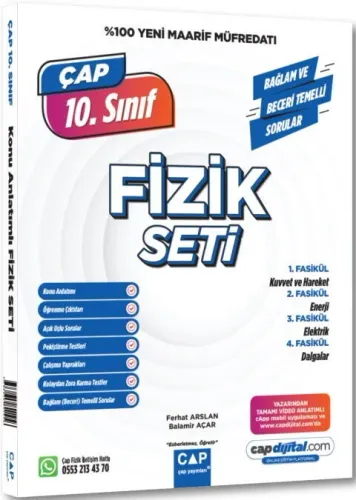 Çap 10. Sınıf Fizik Maarif Model Set