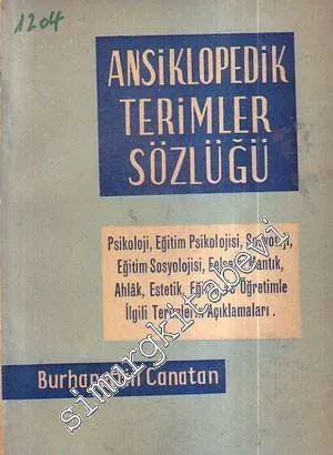 Ansiklopedik Terimler Sözlüğü -