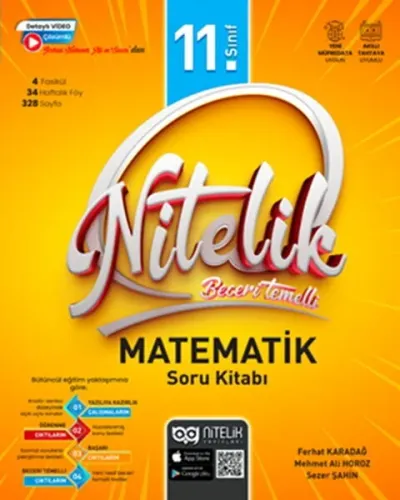 Nitelik Yayınları 11. Sınıf Matematik Beceri Temelli Soru Kitabı