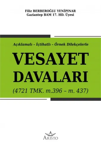 Vesayet Davaları Aristo Yayınevi Filiz Berberoğlu Yenipınar