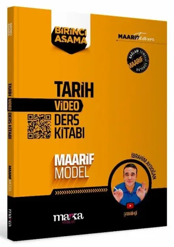 Marka Yayınları TYT AYT Tarih Maarif Model Video Ders Kitabı 1. Aşama