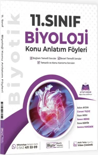 Biyotik 11. Sınıf Biyoloji Konu Anlatım Föyleri