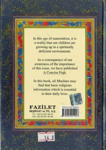 A Concise Fiqh Hasan Arıkan Fazilet Publishing %40 indirimli