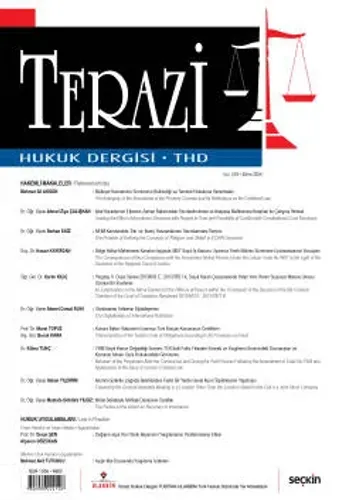 Terazi Hukuk Dergisi Sayı:218 Ekim 2024