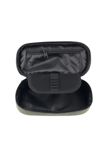 Bback Haki Yeşil Kumaş Oval Kalemlik 319