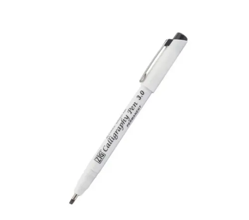 ZIG KALİGRAFİ KALEMİ PCA-310 PERMANENT 3,0MM SİYAH