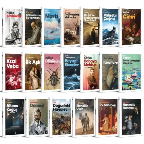 Unutulmaz Dünya Klasikleri Seti - 20 Kitap - Halkkitabevi