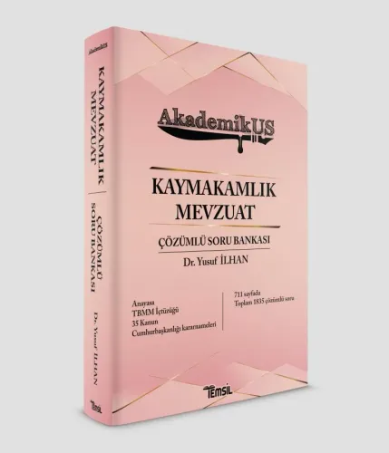 AkademikUS Kaymakamlık Mevzuat Çözümlü Soru Bankası