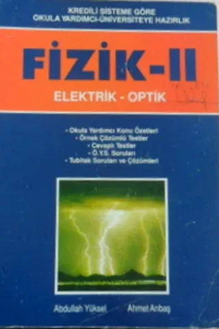 FİZİK - II ELEKTRİK - OPTİK