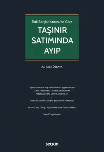 Taşınır Satımında Ayıp