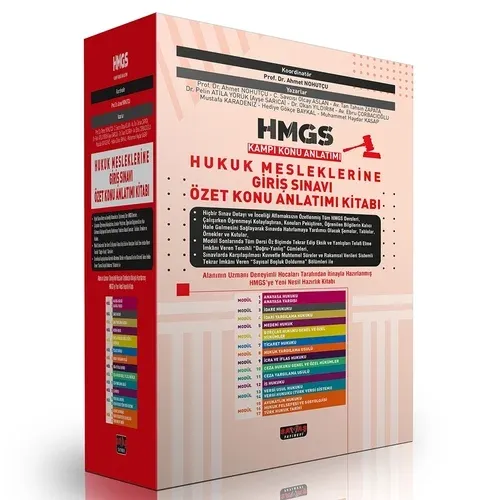HMGS KAMPI ÖZET KONU ANLATIM KİTABI