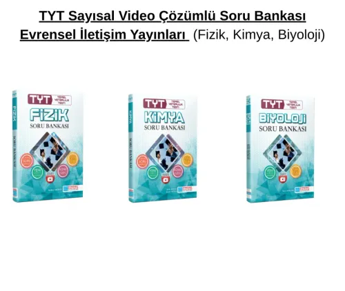 TYT Sayısal Video Çözümlü Soru Bankası Evrensel İletişim Yayınları 3 K