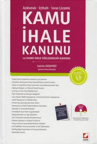 Kamu İhale Kanunu ve Kamu İhale Sözleşmeleri Kanunu ( CD Ekli )