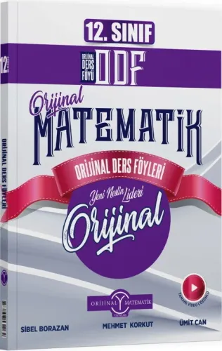 Orijinal Mikro 12. Sınıf Matematik ODF Orijinal Ders Föyleri