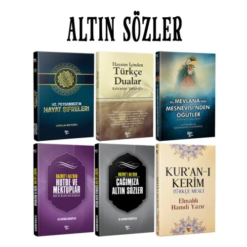 Altın Sözler Seti - 6 Kitap - Halkkitabevi