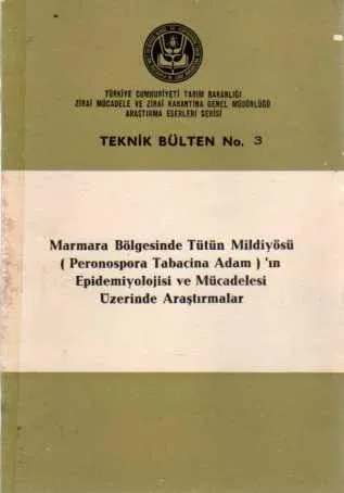 Marmara Bölgesinde Tütün Mildiyösü