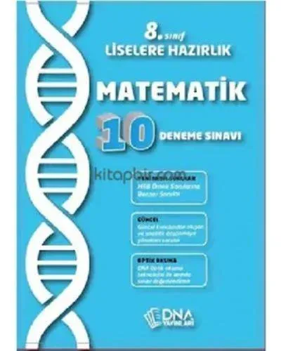 DNA 8. Sınıf Matemetik 10 lu Deneme Sınavı-YENİ