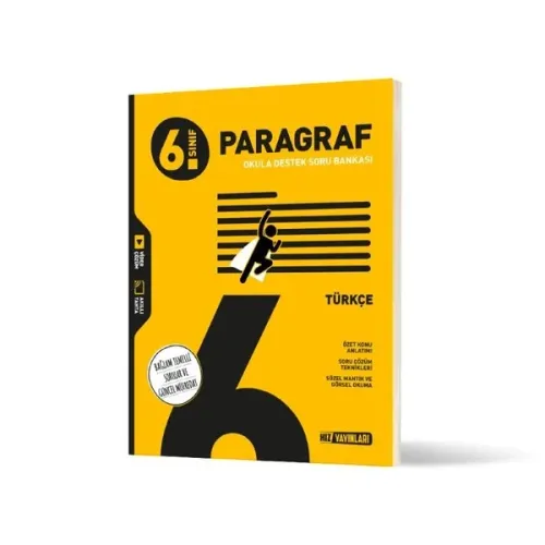 Hız Yayınları 6. Sınıf Türkçe Paragraf Soru Bankası