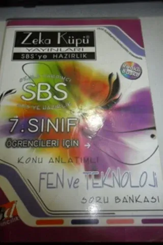 7. Sınıf Fen ve Teknoloji Konu Anlatımlı Soru Bankası