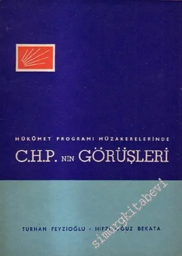 Hükümet Programı Müzakerelerinde CHP'nin Görüşleri -        1965