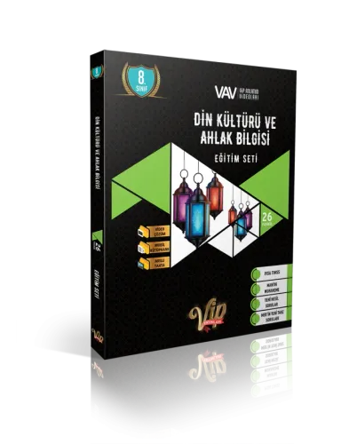 VİP 8.SINIF DİN KÜLT.VE AHLAK BİL. EĞİT SET (GOLD)