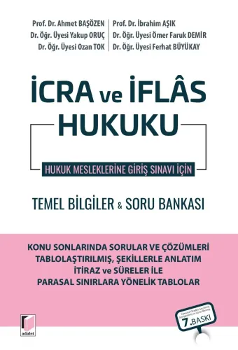 İcra ve İflas Hukuku Temel Bilgiler ve Soru Bankası