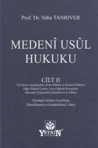 Medenî Usûl Hukuku Cilt-II