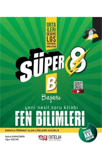 NİTELİK 8.Sınıf SÜPER YENİ NESİL FEN BİLİMLERİ Soru Kitabı