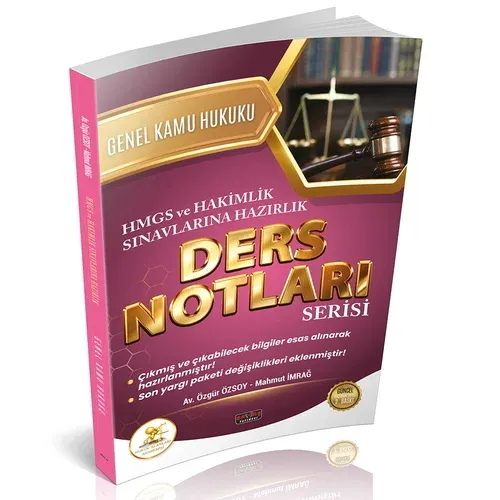 HUKAL HMGS-HAKİMLİK Genel Kamu Hukuku Ders Notları